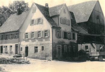 Das alte Haus Köhnlein (Maurermeister) in der Liebesdorfer Straße
