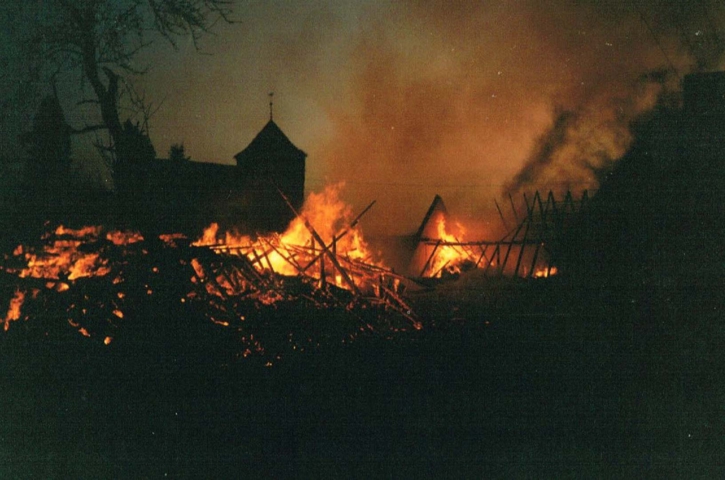 Brand Scheune Althofstelle Klenk und Stall Düring 25.11.1993