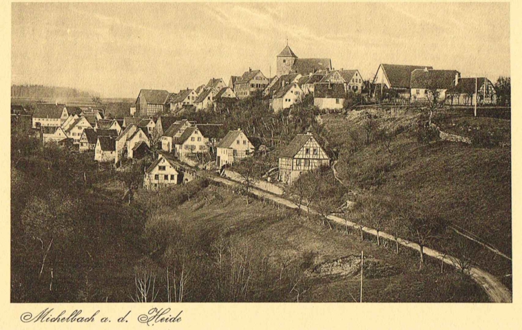 Postkarte Michelbach um 1920